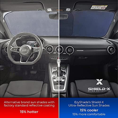 EzyShade Car Windshield Sun Shade. See Vehicle Size-Chart. Large Size - Image 3