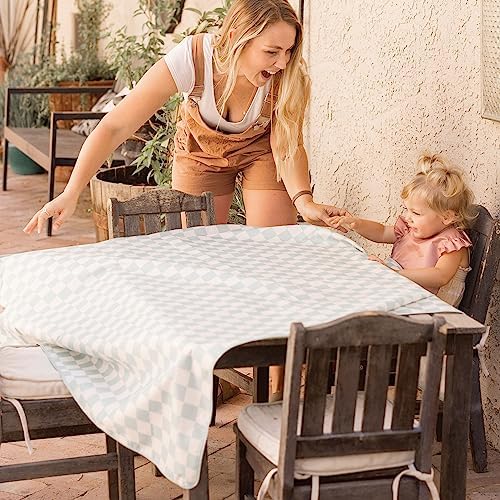 Tiny Twinkle Splat Mat for Under High Chair or Table | 51" x 51" Waterproof & - Image 5