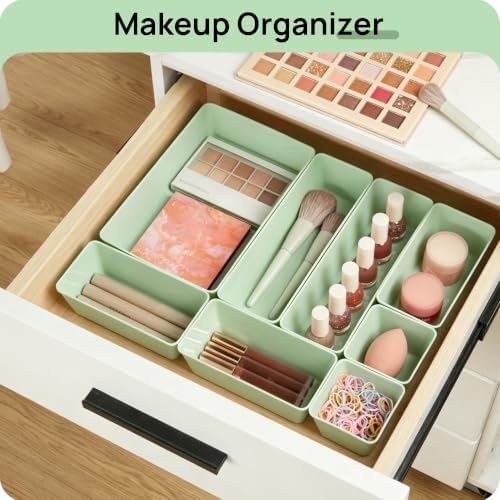 Vtopmart 25 Pack Plastic Drawer Organizers - Image 4