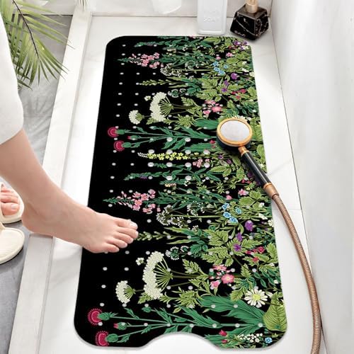 Non Slip Bathtub Mat, Flower Bath Mat - Image 6
