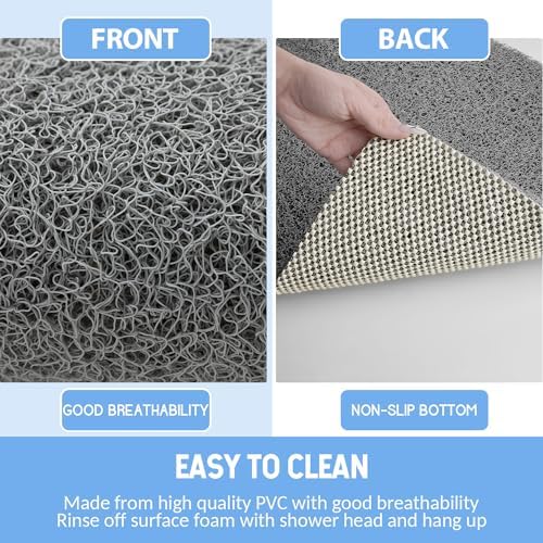 Hargiis Non Slip Bathtub Mat, Anti Slip Shower Mat, Quick Drying Bath Tub Mats - Image 4