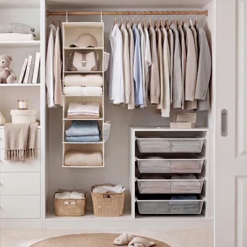 StorageWorks 6-Shelf Hanging Closet Organizer, Hanging Shelves - Image 2
