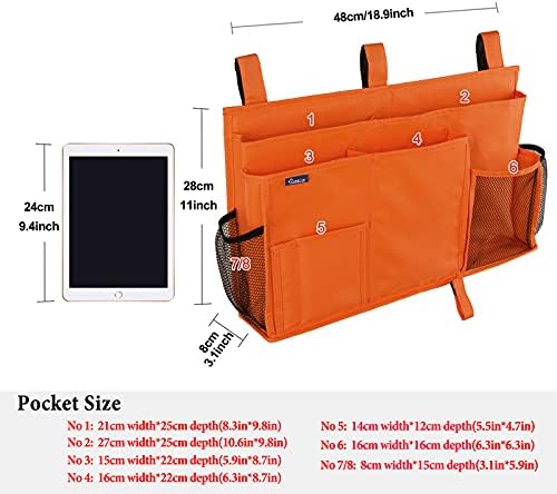 Surblue Caddy Hanging Organizer Bedside Storage Bag - Image 5