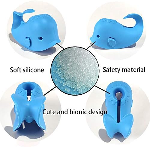 Silicone Whale Bath Spout Cover, Baby Faucet Safety Guard - Image 3