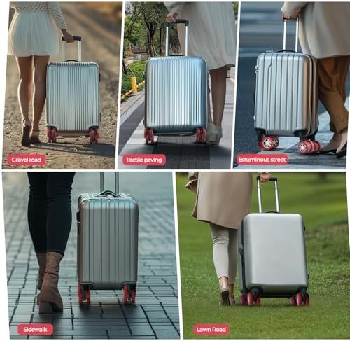 8Pcs Upgrade Luggage Wheel Covers, Travel Accessories - Image 6