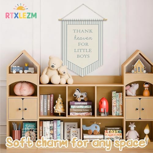 Baby Boys Room Nursery Decor, Thank Heaven - Image 2