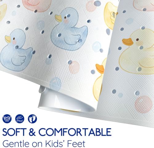 Kids Bathtub Mat Non Slip, 40 x 16 Inch Tub Mat - Image 4
