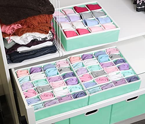 Simple Houseware Sock Drawer Organizer, 3 Pack - Image 3