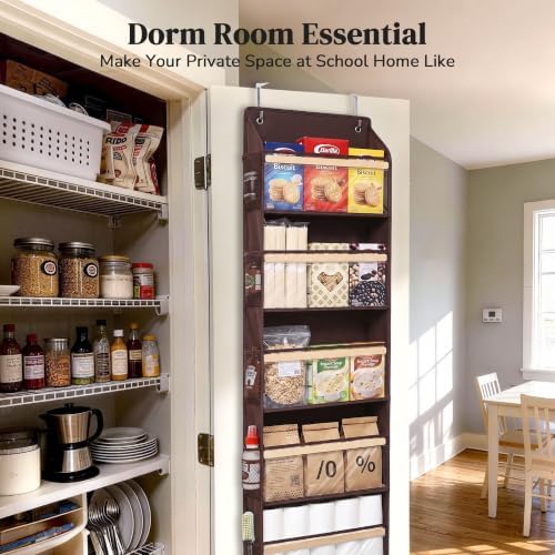 Slim Eco-Bamboo Over The Door Organizer - Image 4