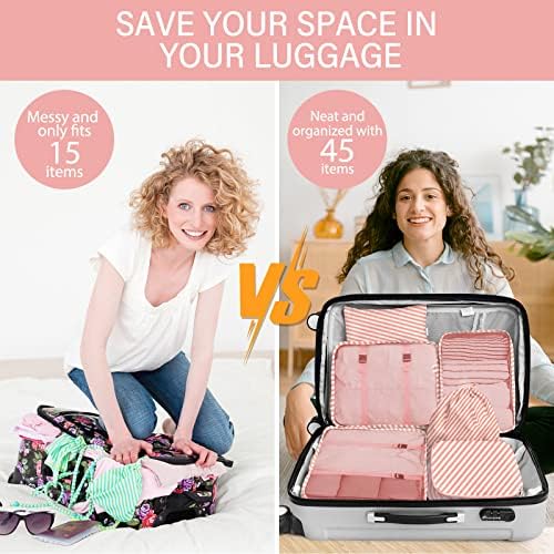 KPX 8 Set Packing Cubes for Travel, Luggage Packing Organizers Accessories - Image 5