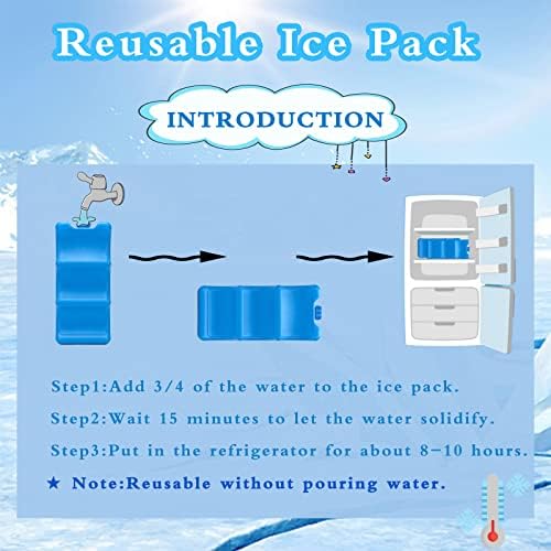 3 Pack Breastmilk Ice Pack, Reusable Ice Packs - Image 4