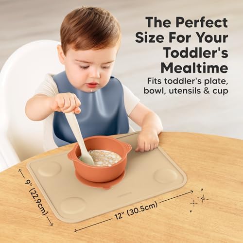 KeaBabies 2pk Silicone Placemats - Image 3