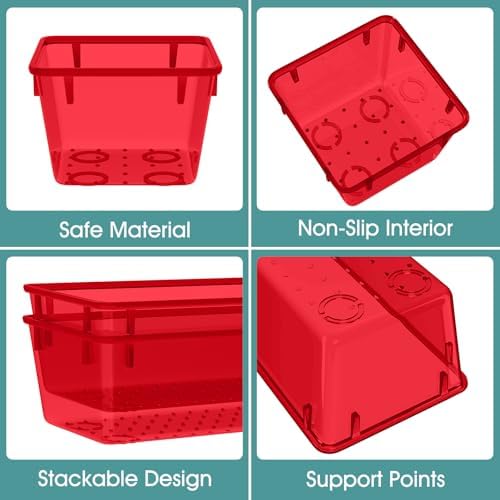 25 PCS Plastic Drawer Organizer Set, Makeup Organizers and Storage Bins - Image 3
