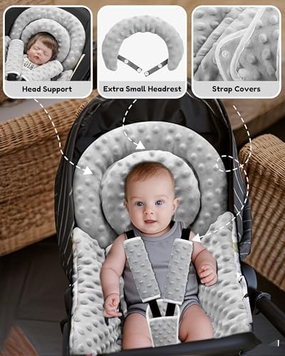 BOMOLOUR Infant Car Seat Insert - Image 6