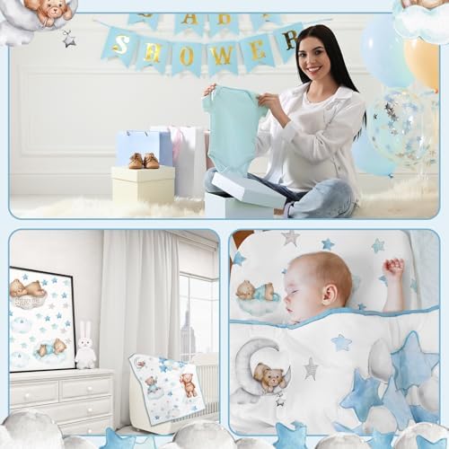 Mixweer 5 Pcs Crib Bedding Set Sheets Comforter Skirt - Image 6