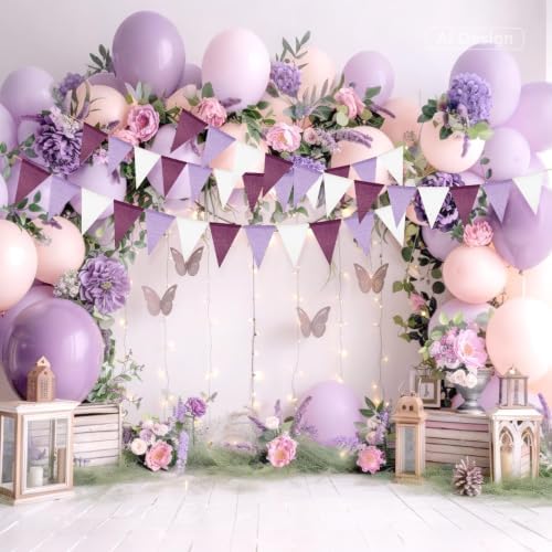 G2PLUS Pre-Strung Triangle Pennant Banner Decorative Flag Garland 36PCS - Image 6