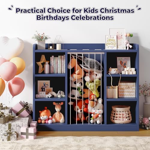 Toy Storage Organizer with 6 Cube, Stuffed Animal Storage - Image 7