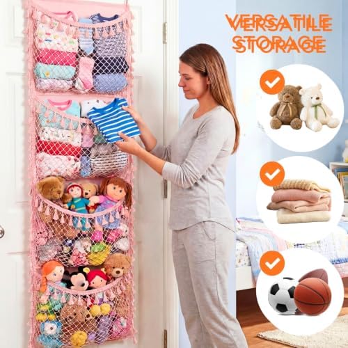 Ofiray-home Over The Door Stuffed Animal Storage - Image 6