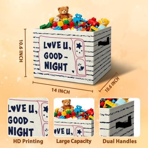 Comforting Goodnight Star Storage Bins Box - Image 3