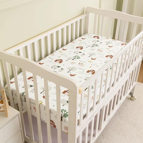 david's kids 3 Pack Fitted Crib Sheets, Ultra Soft Breathable Comfortable Baby - Image 6