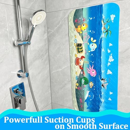 BEEHOMEE Kids Bath Mat for Tub, Non-Slip Toddler Bathtub Mat - Image 4
