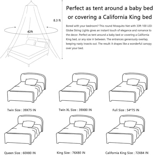 Comtelek Mosquito Net Bed Canopy - Image 2