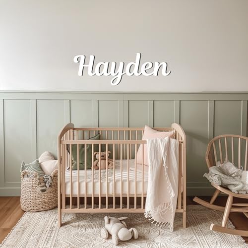 Personalized Wooden Name Sign Cutout - Image 2