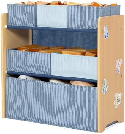 Delta Children - GapKids 6 Bin Toy Organizer - Greenguard Gold Certified - Image 5