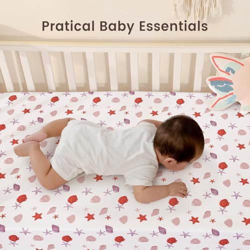 david's kids 3 Pack Mini Crib Sheets, Soft Breathable Premium Pack N Play Sheets - Image 6