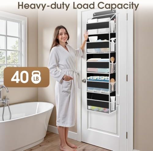 2 Pcs Over The Door Organizer Large Capacity Hanging Storage Room Organizer - Image 5