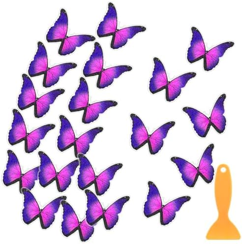 20 Pcs Non Slip Bathtub Stickers Anti Slip Shower Stickers Butterfly Anti Skid by Trandraft