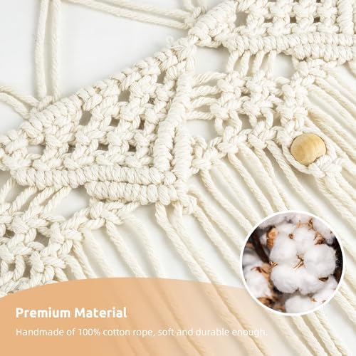 Large Stuffed Animal Net or Hammock, Stuffed Animal Storage Macrame Toy Hammock - Image 4