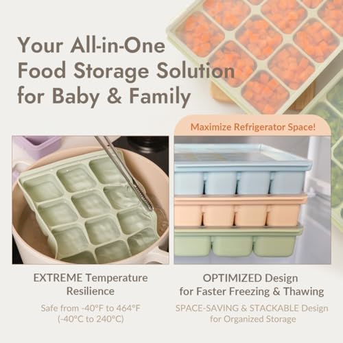 Baby Food Storage Silicone Cubes - Image 7