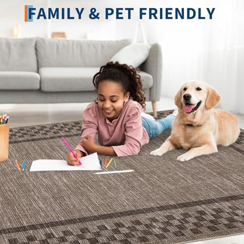 GarveeHome 4ft Washable Round Rug - Image 4