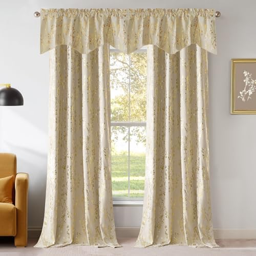 NICETOWN Blackout Light Beige Kitchen Valances Decor - Image 7