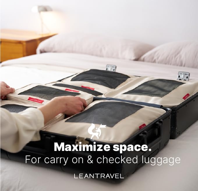 LeanTravel Premium Compression Packing Cubes - Image 6