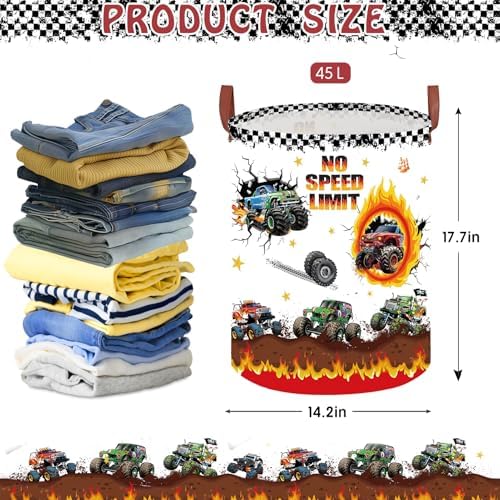 Monster Trucks Laundry Basket - Image 2