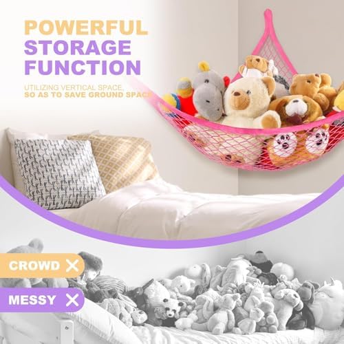 Lazebox Stuffed Animal Net Hammock - Image 5