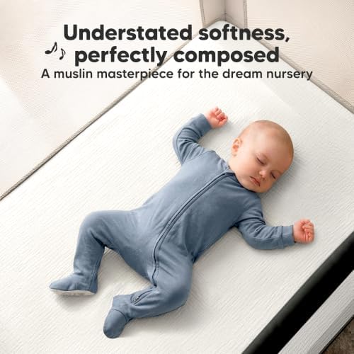 2pk Muslin Mini Crib Sheets for Boys, 38x26 Fitted Sheet - Image 2