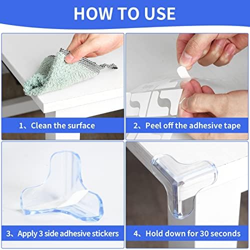 Baby Proofing Corner Protector Baby: 12 Pack Corner Protectors Baby Proof - Image 5