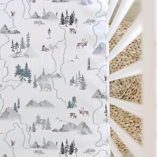 Sorrel + Fern Baby Crib Sheets Neutral, Fitted 2-Pack - Image 6