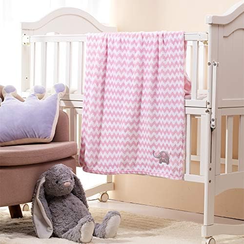 CREVENT 2Pcs 30''X40'' Cute Cozy Fluffy Warm Baby Blankets - Image 3