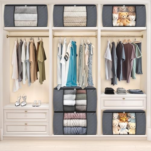 Fab totes 6 Pack Storage Bags for Clothes Blanket Storage Bins - Image 6