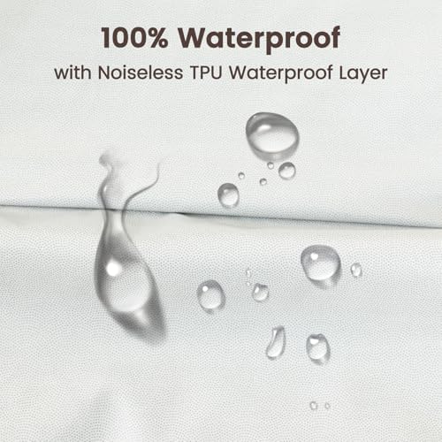david's kids Waterproof Crib Sheets Fitted 2 Pack, Ultra Soft Breathable Crib - Image 3