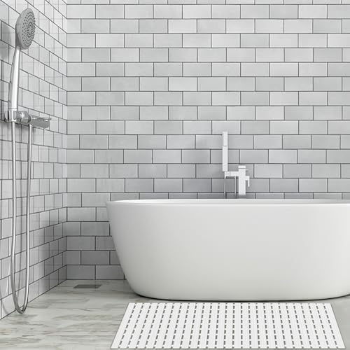 BEMISO Shower Mat Non Slip Bathtub Mat 37.4 x 15.7 Inch Bath Mat - Image 6