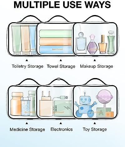 BAGSMART Clear Toiletry Bag - Image 5