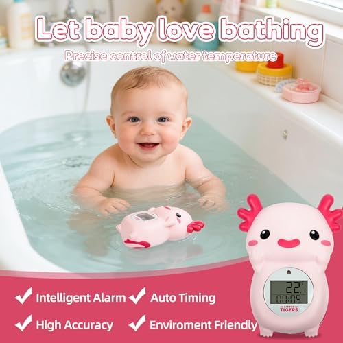 Baby Bath Thermometer for Infants, Axolotl Water Thermometer for Bathtub - Image 2