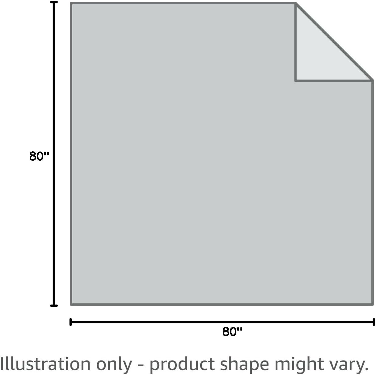 HX&OD Extra Large Picnic Blanket Outdoor 80”x80” Waterproof Picnic Mat Foldable 3-Layer Camping Blanket Portable with Carry Strap Park Blanket for Grass(Blue)