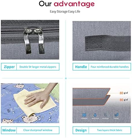 Onlyeasy Foldable Underbed Bags 2 Pack - Image 5