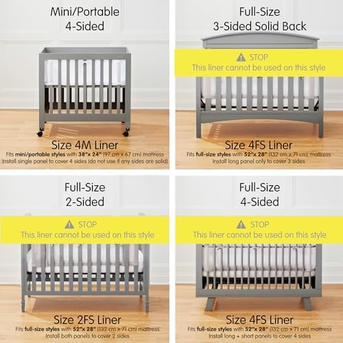 Halo Mini Crib Breathable Mesh Liner - Image 3